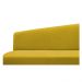 Recamier Valéria 185cm Lado Esquerdo Suede Amarelo - Amarena Móveis