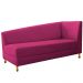 Recamier Valéria 185cm Lado Esquerdo Suede Pink - Amarena Móveis