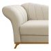 Recamier Vanessa 140cm Lado Direito Corano Bege - Amarena Móveis