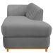 Recamier Vanessa 140cm Lado Direito Corano Cinza - Amarena Móveis