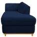 Recamier Vanessa 140cm Lado Direito Suede Azul Marinho - Amarena Móveis