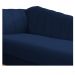 Recamier Vanessa 140cm Lado Direito Suede Azul Marinho - Amarena Móveis