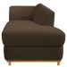 Recamier Vanessa 140cm Lado Direito Suede Marrom - Amarena Móveis