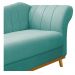 Recamier Vanessa 140cm Lado Esquerdo Suede Azul Tiffany- Amarena Móveis