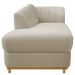 Recamier Vanessa 140cm Lado Esquerdo Suede Bege - Amarena Móveis