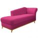 Recamier Vanessa 140cm Lado Esquerdo Suede Pink - Amarena Móveis