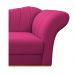 Recamier Vanessa 140cm Lado Esquerdo Suede Pink - Amarena Móveis
