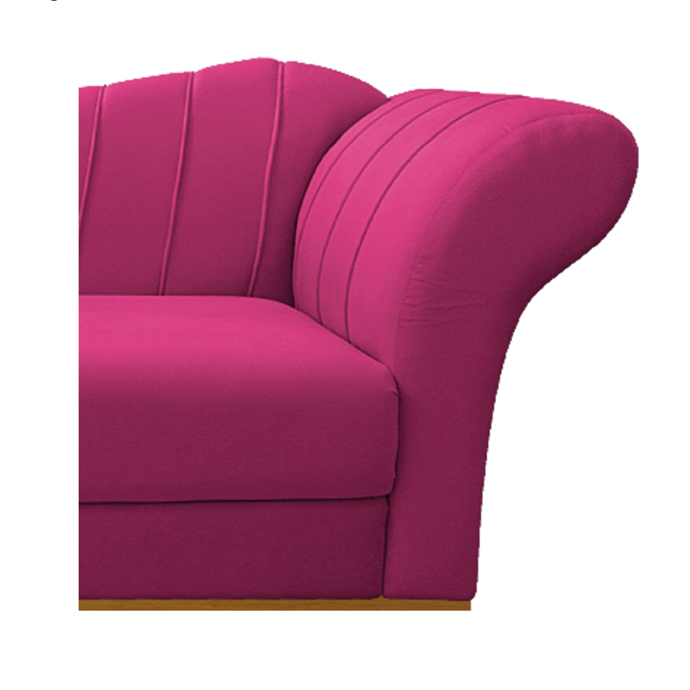 Recamier Vanessa 140cm Lado Esquerdo Suede Pink - Amarena Móveis