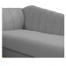 Recamier Vanessa 160cm Lado Direito Corano Cinza - Amarena Móveis