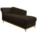 Recamier Vanessa 160cm Lado Direito Corano Marrom - Amarena Móveis