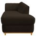 Recamier Vanessa 160cm Lado Direito Corano Marrom - Amarena Móveis