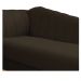 Recamier Vanessa 160cm Lado Direito Corano Marrom - Amarena Móveis