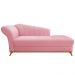 Recamier Vanessa 160cm Lado Direito Suede Rosa Bebê - Amarena Móveis