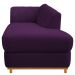 Recamier Vanessa 160cm Lado Direito Suede Roxo - Amarena Móveis