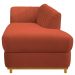 Recamier Vanessa 160cm Lado Direito Suede Terracota - Amarena Móveis