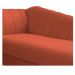 Recamier Vanessa 160cm Lado Direito Suede Terracota - Amarena Móveis