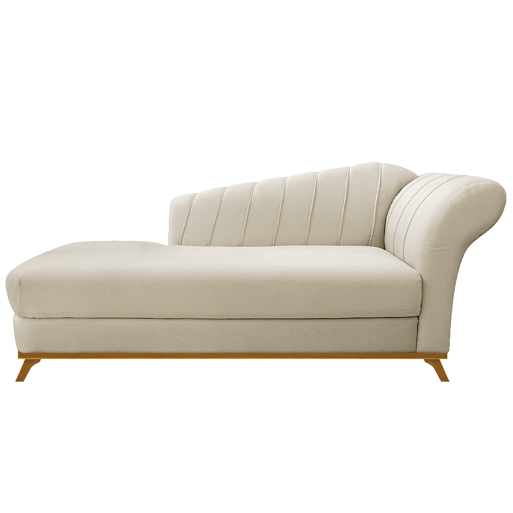 Recamier Vanessa 160cm Lado Esquerdo Corano Bege - Amarena Móveis