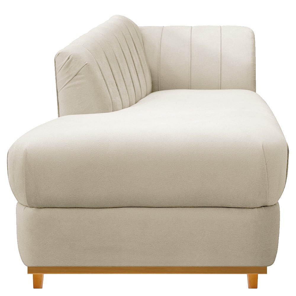 Recamier Vanessa 160cm Lado Esquerdo Corano Bege - Amarena Móveis