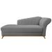 Recamier Vanessa 160cm Lado Esquerdo Corano Cinza - Amarena Móveis
