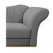 Recamier Vanessa 160cm Lado Esquerdo Corano Cinza - Amarena Móveis