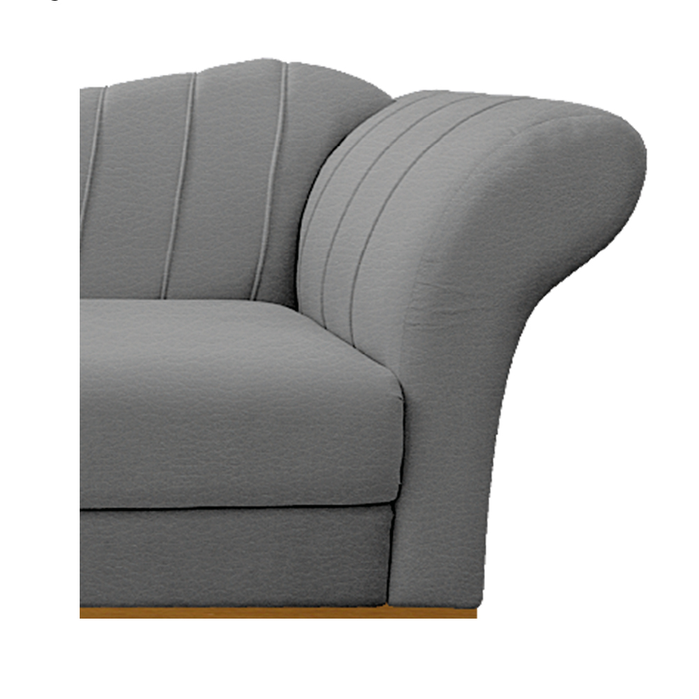Recamier Vanessa 160cm Lado Esquerdo Corano Cinza - Amarena Móveis
