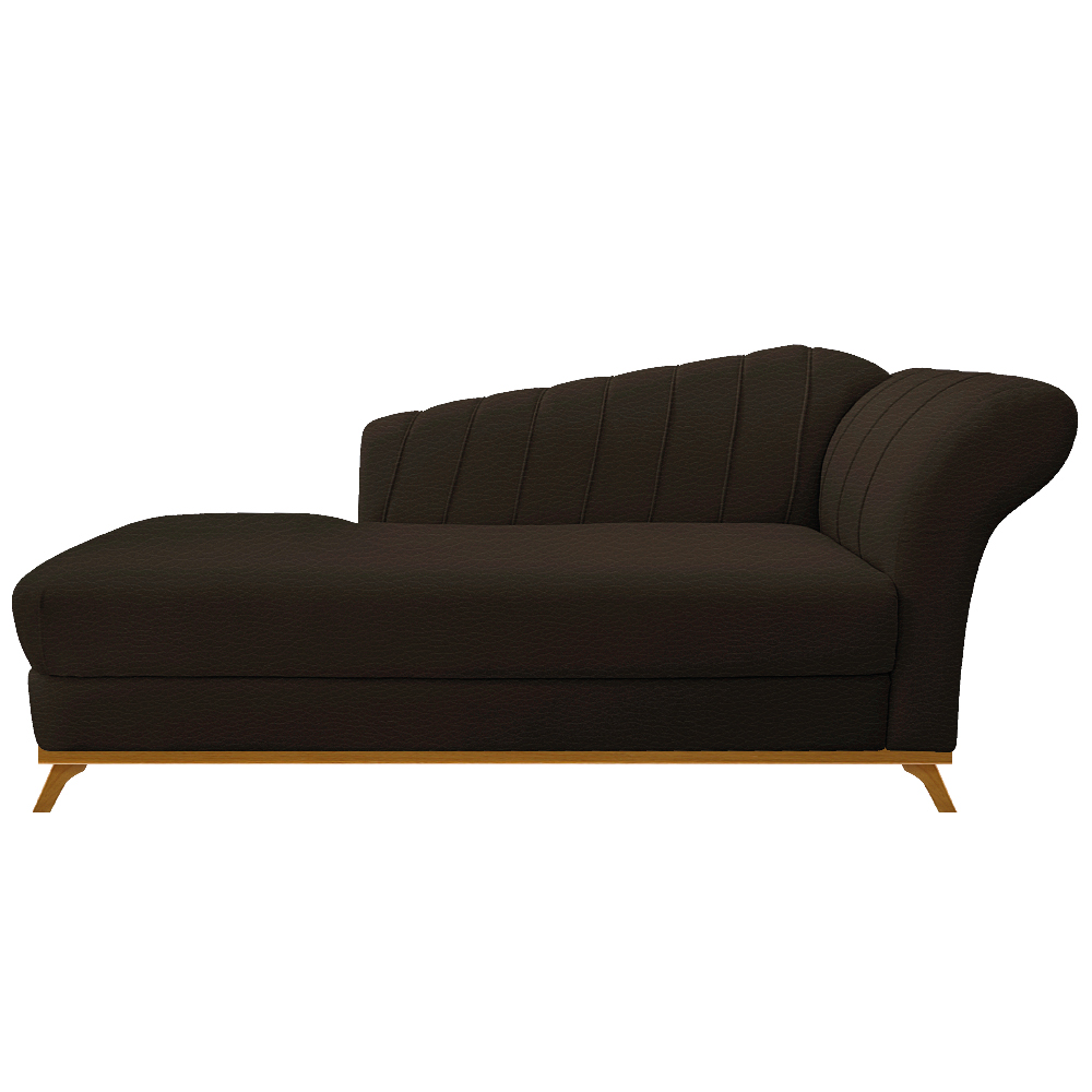 Recamier Vanessa 160cm Lado Esquerdo Corano Marrom - Amarena Móveis