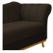 Recamier Vanessa 160cm Lado Esquerdo Corano Marrom - Amarena Móveis