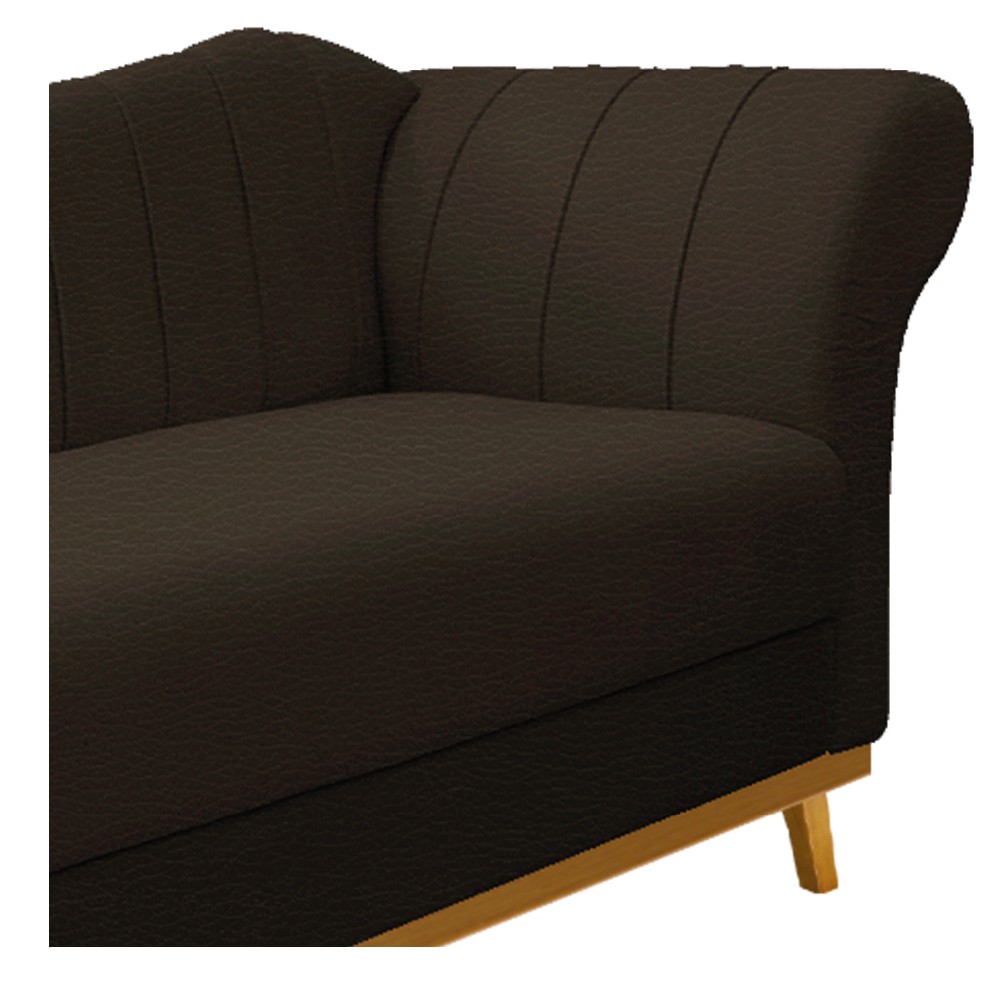 Recamier Vanessa 160cm Lado Esquerdo Corano Marrom - Amarena Móveis