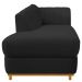 Recamier Vanessa 160cm Lado Esquerdo Corano Preto - Amarena Móveis