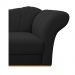 Recamier Vanessa 160cm Lado Esquerdo Corano Preto - Amarena Móveis