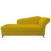 Recamier Vanessa 160cm Lado Esquerdo Suede Amarelo - Amarena Móveis