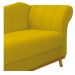 Recamier Vanessa 160cm Lado Esquerdo Suede Amarelo - Amarena Móveis