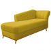 Recamier Vanessa 160cm Lado Esquerdo Suede Azul Marinho - Amarena Móveis
