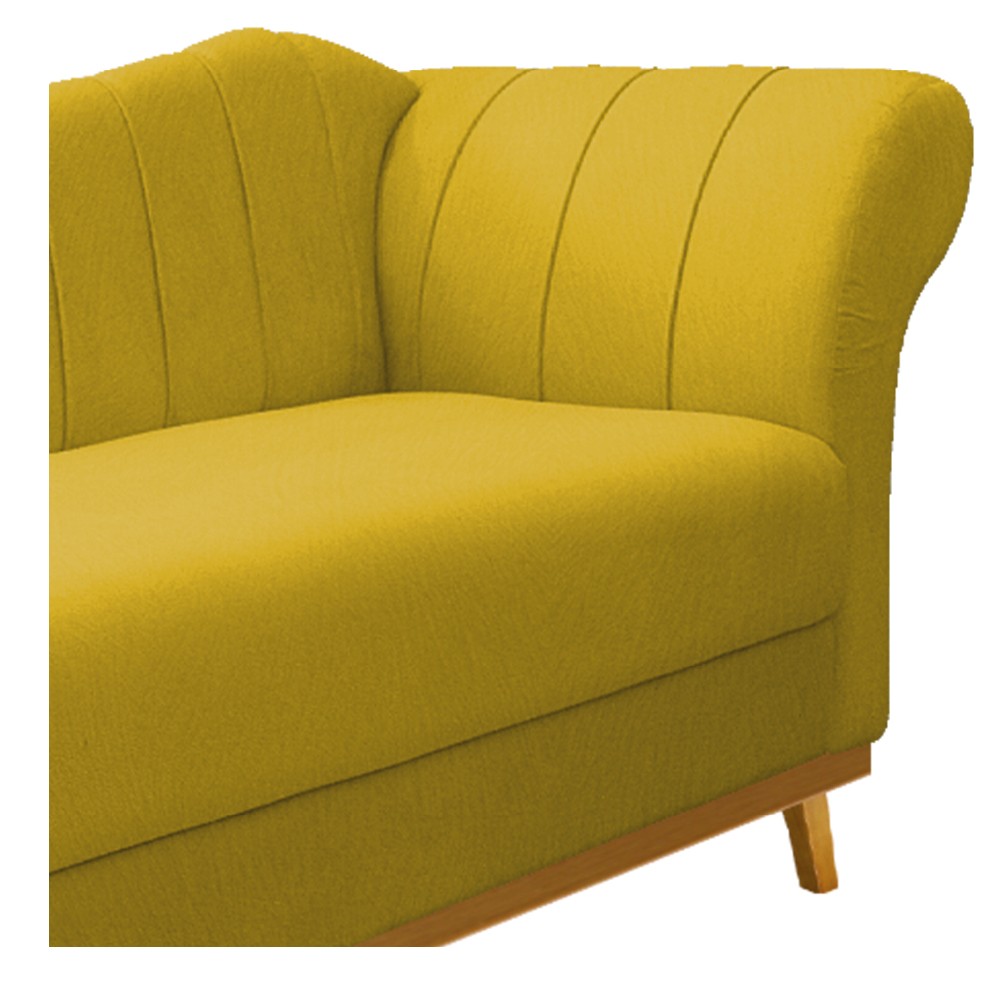 Recamier Vanessa 160cm Lado Esquerdo Suede Azul Marinho - Amarena Móveis