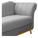 Recamier Vanessa 160cm Lado Esquerdo Suede Cinza - Amarena Móveis
