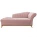 Recamier Vanessa 160cm Lado Esquerdo Suede Rosê - Amarena Móveis