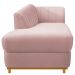 Recamier Vanessa 160cm Lado Esquerdo Suede Rosê - Amarena Móveis