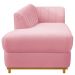 Recamier Vanessa 160cm Lado Esquerdo Suede Rosa Bebê - Amarena Móveis