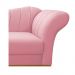 Recamier Vanessa 160cm Lado Esquerdo Suede Rosa Bebê - Amarena Móveis