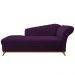 Recamier Vanessa 160cm Lado Esquerdo Suede Roxo - Amarena Móveis