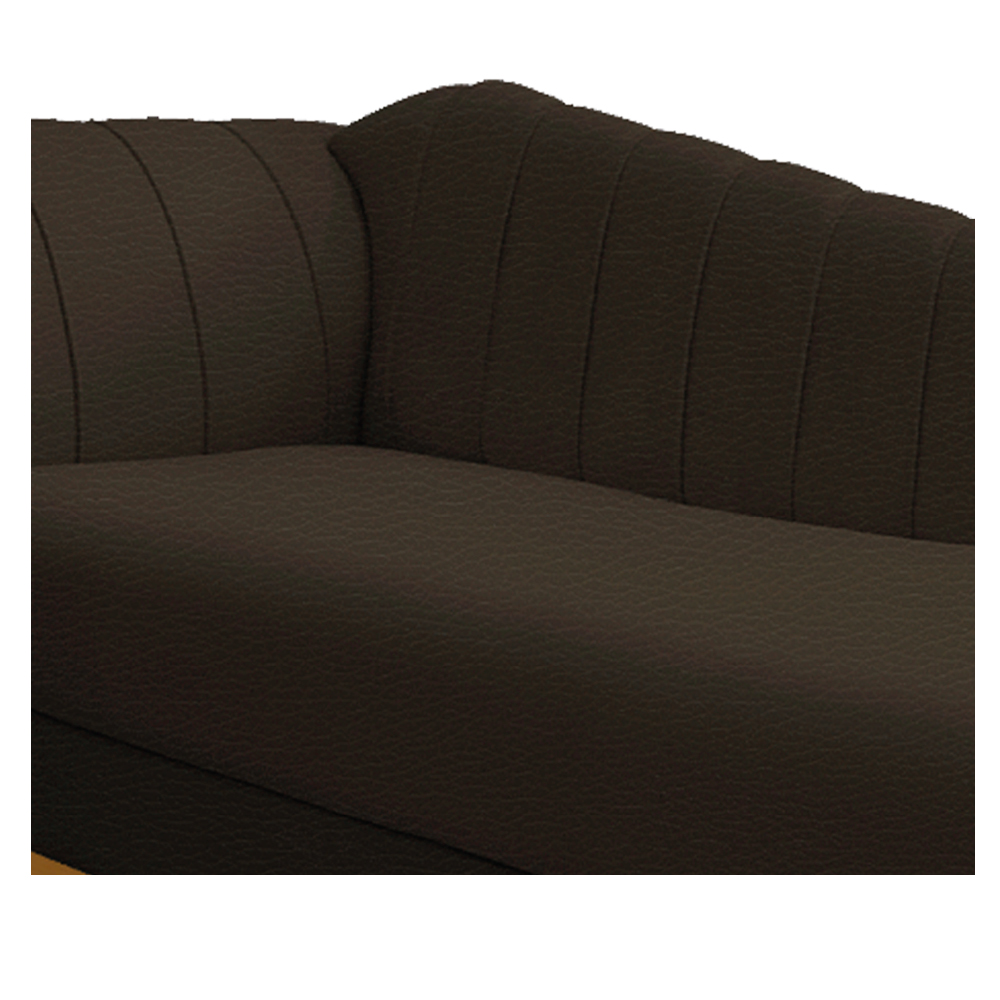 Recamier Vanessa 185cm Lado Direito Corano Marrom - Amarena Móveis