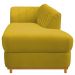 Recamier Vanessa 185cm Lado Direito Suede Amarelo - Amarena Móveis