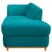 Recamier Vanessa 185cm Lado Direito Suede Azul Turquesa - Amarena Móveis