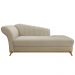 Recamier Vanessa 185cm Lado Direito Suede Bege - Amarena Móveis