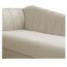 Recamier Vanessa 185cm Lado Direito Suede Bege - Amarena Móveis