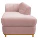 Recamier Vanessa 185cm Lado Direito Suede Rosê - Amarena Móveis