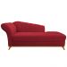 Recamier Vanessa 185cm Lado Direito Suede Vermelho - Amarena Móveis