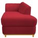 Recamier Vanessa 185cm Lado Direito Suede Vermelho - Amarena Móveis