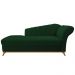 Recamier Vanessa 185cm Lado Esquerdo Suede Verde - Amarena Móveis