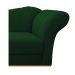 Recamier Vanessa 185cm Lado Esquerdo Suede Verde - Amarena Móveis